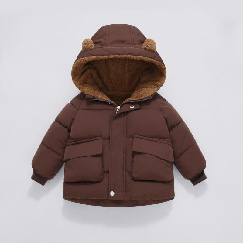 Children's Cotton Coats for Boys and Girls, Baby Cotton Coats, Children's Down Jackets, Plush and Thick Short