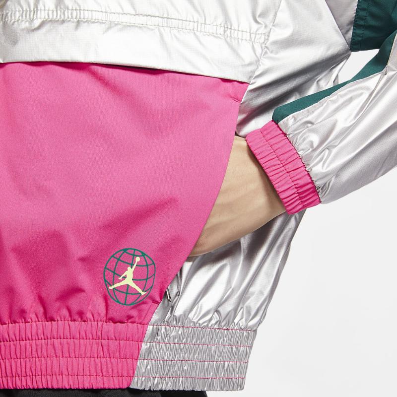 Jordan Winter Utility Stand Collar Spliced Jacket Women Jacket Watermelon-Red CW6498-674