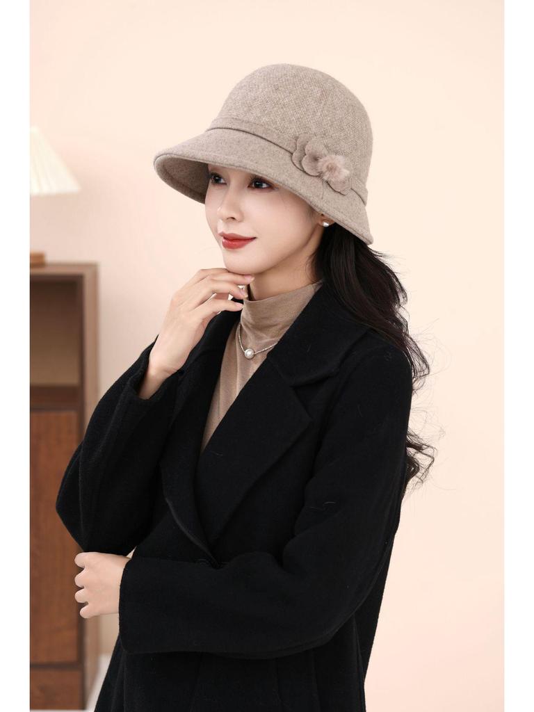 Hepburn Style Korean Fisherman Hat - Elegant Bowknot Face-Slimming Bucket Hat for Women