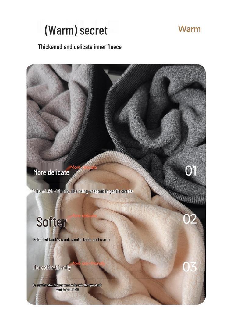 Girls' Autumn/Winter Fleece-Lined Stripe Leggings - Thick, Warm Nine-Point Pants