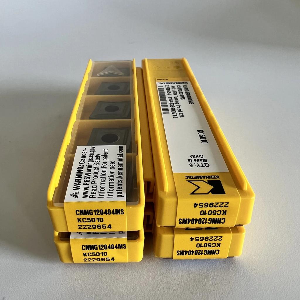 KENNAMETEL / CNMG120404MS KC5010 / Original carbide blade 10 Pcs