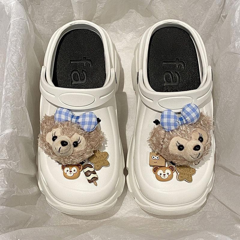 Cross-Border Cute Hat Coal Briquette & Shoe Accessories Set - Matching Shoe Buckle & Flower Set