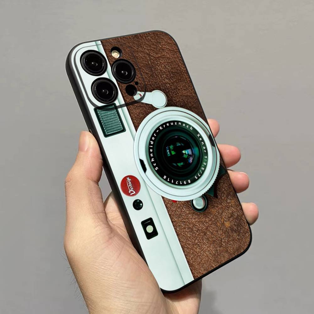 Retro Vintage Camera Phone Case For IPhone 17 16 Pro Max 15 14 13 12 11 Mini PLUS Cover
