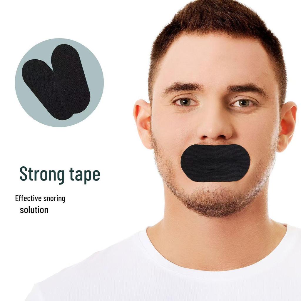 High Viscosity Transparent Elastic Sleep Tape: Prevents Mouth Breathing