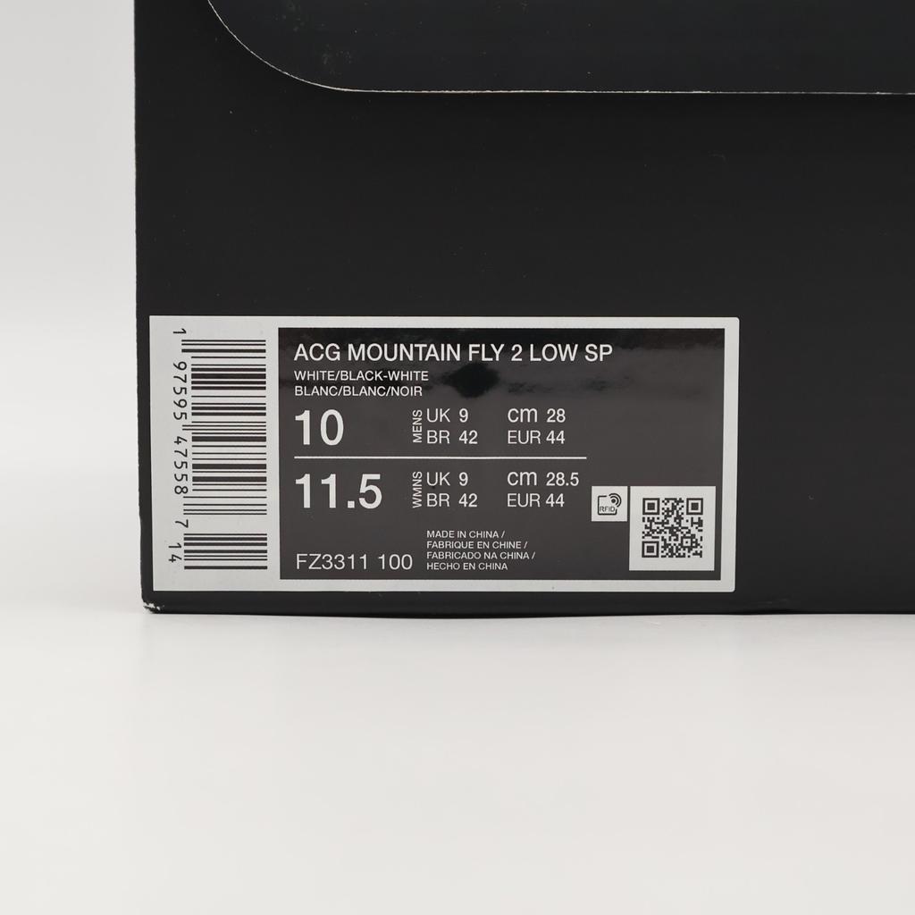 FZ3311-100 COMME des GARCONS HOMME PLUS Nike ACG Mountain Fly 2 Low White (Men's