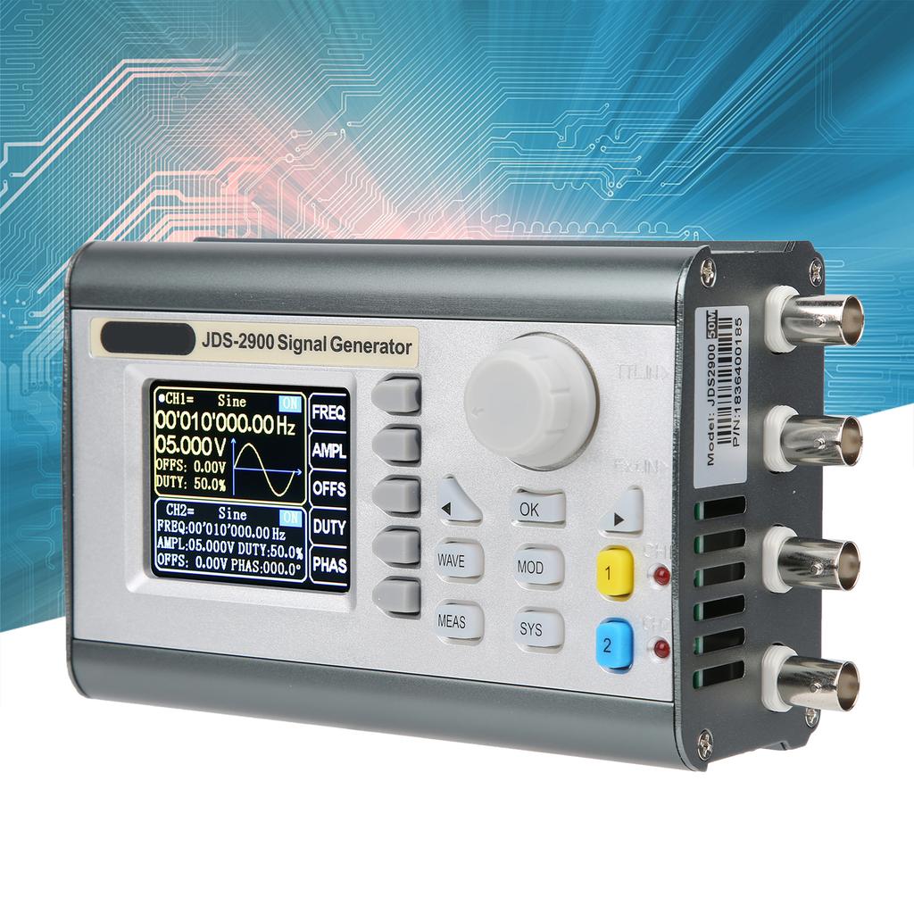 JDS2900 50M Dual Channel DDS Arbitrary Waveform Signal Generator Frequency Meter