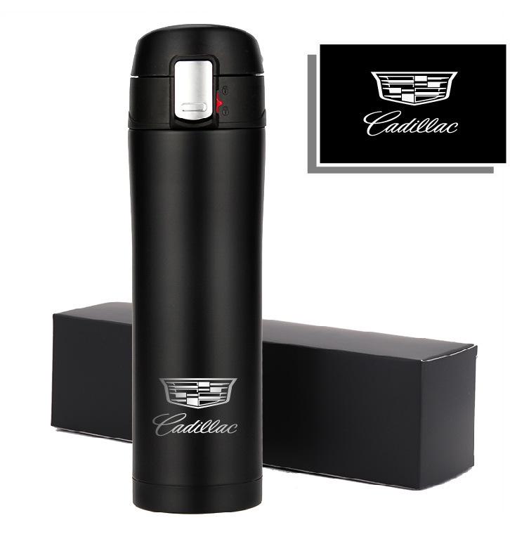 Copo Térmico de Aço Inoxidável com Abertura de um Clique - Presente da Loja 4S