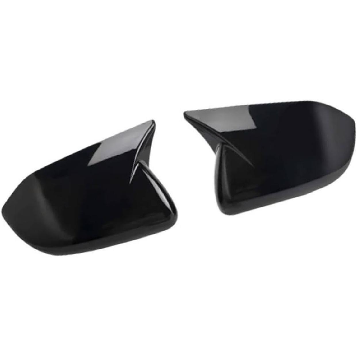 

Carbon Fiber Pattern Mirror Cover Case 2 Pieces Black Side Mirror Trim Compatible with Explorer 2020 to 2024 LHD(Carbon Fiber) Glossy Black
