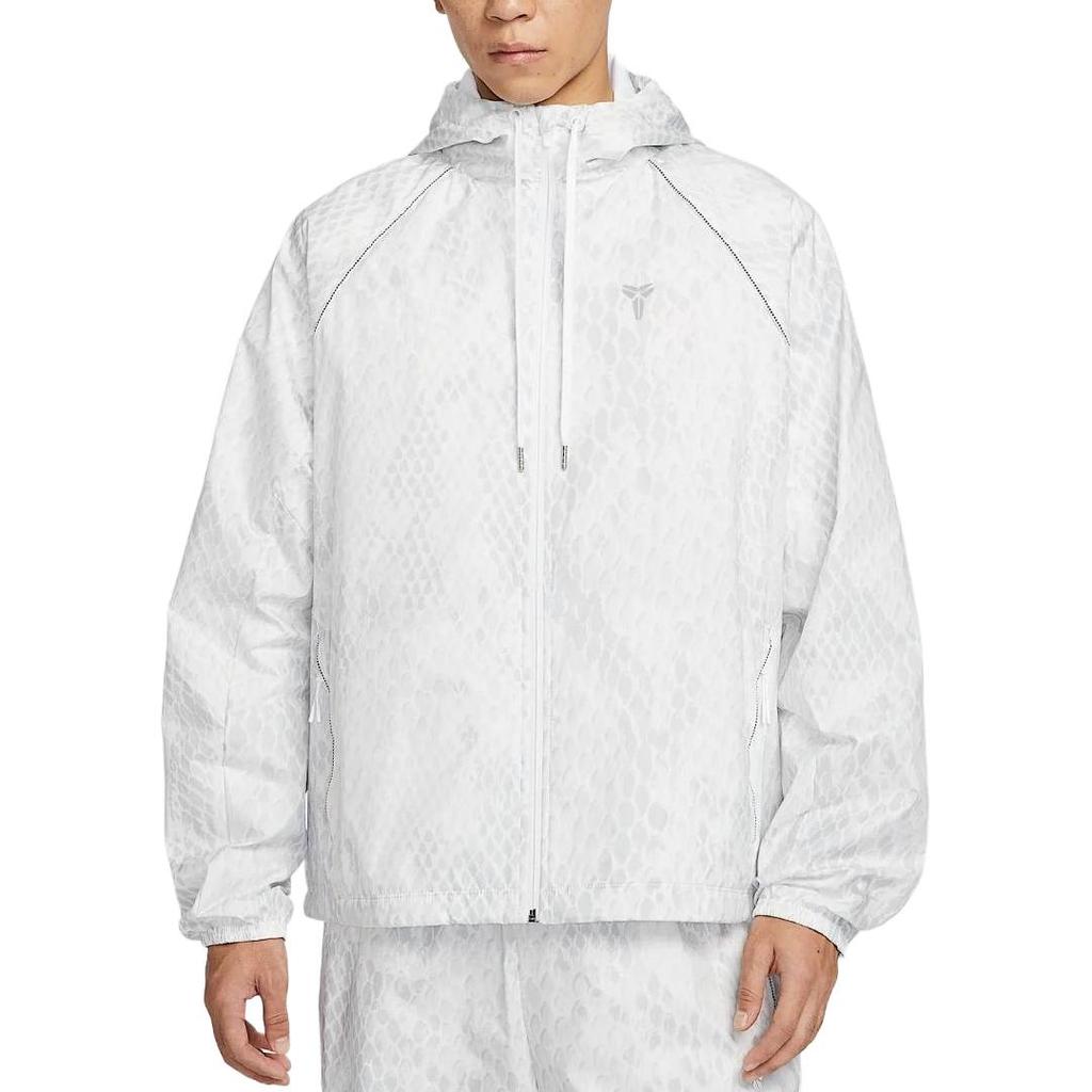 Nike FW25 Kobe Brand Logo Water-Resistant Woven Hooded Long Sleeve Jacket Men Jackets IB2705-100