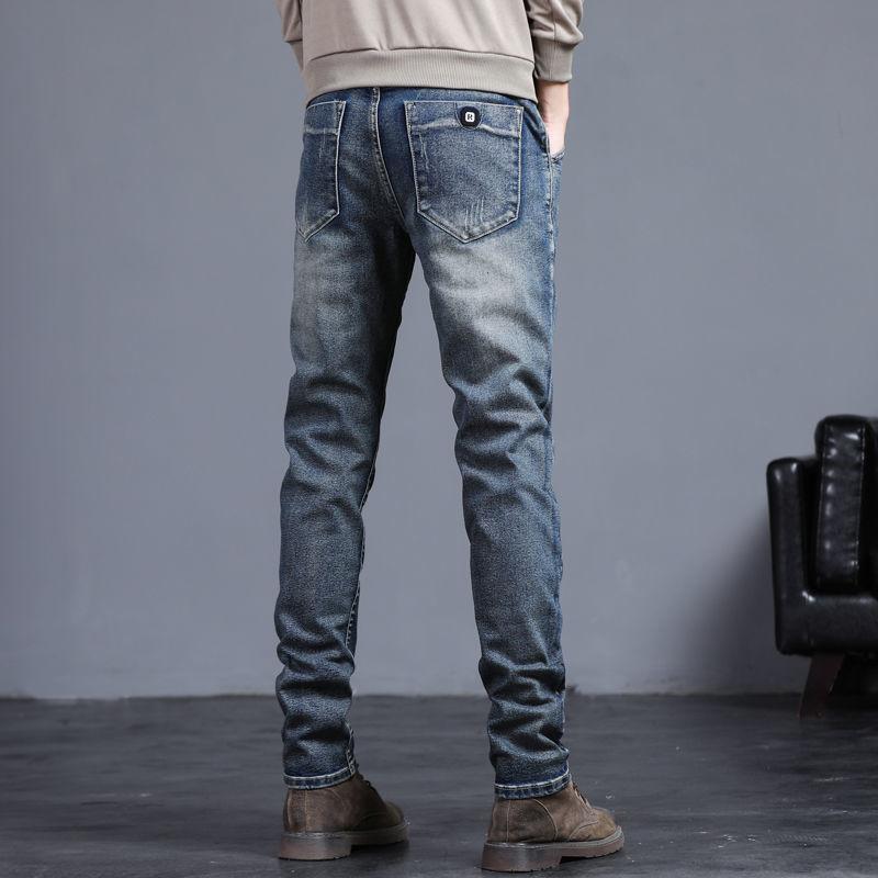Neue Herren Stretch Skinny Jeans Mode Lässig Baumwolle Denim Slim Fit Hose Männliche Koreanische Hose Streetwear Markenkleidung