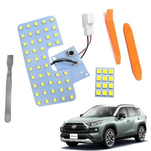 

KONPON Светодиодная подсветка салона серия 50/RAV4/RAV4 серия 50/поздняя модель MXAA54 AXAH54 R3.12~ Специально разработанные детали интерьера 6000K белый свет Яркий