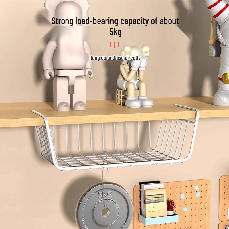 

Многоярусная кухонная полка для хранения - Подвесная корзина для специй Black - Large [One Piece]