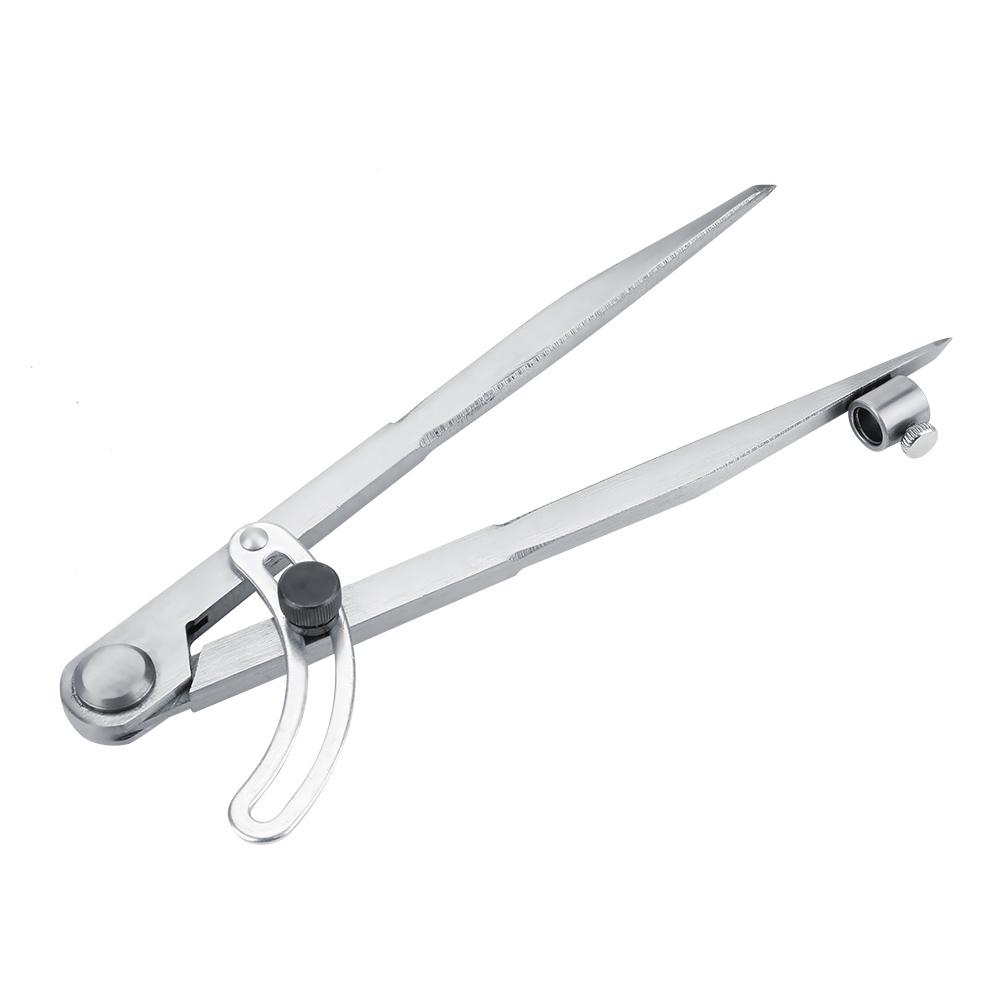 200mm Wing Leather Divider Rotating Tool Spacing Compasses Edge Area