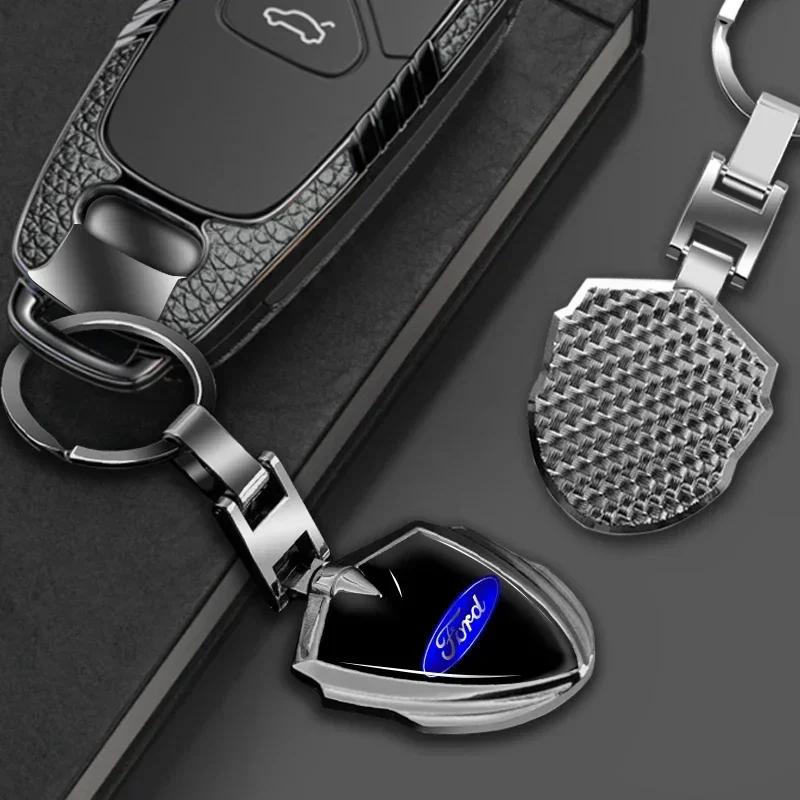 Car Sticker Ford New 2025 Hot High Quality Metal Car Keychain Car Key Ring Decoration Auto Accessories For Ford Focus 2 3 Mondeo