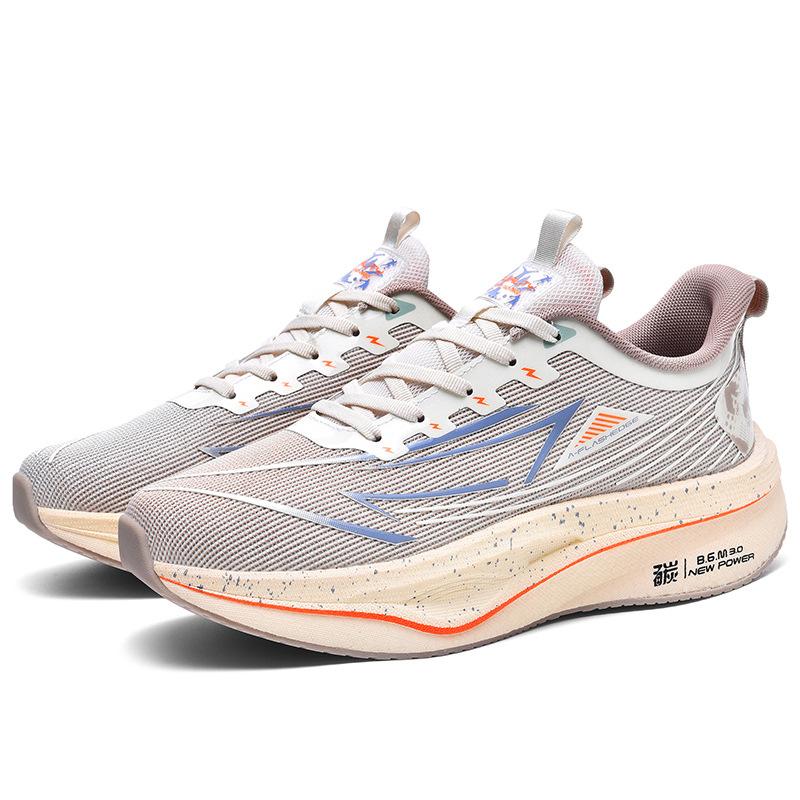 

Real Popcorn 3.0Pro Full Palm Carbon Board Men s Running Shoes Breathable Running Professional Marathon Sneakers 39