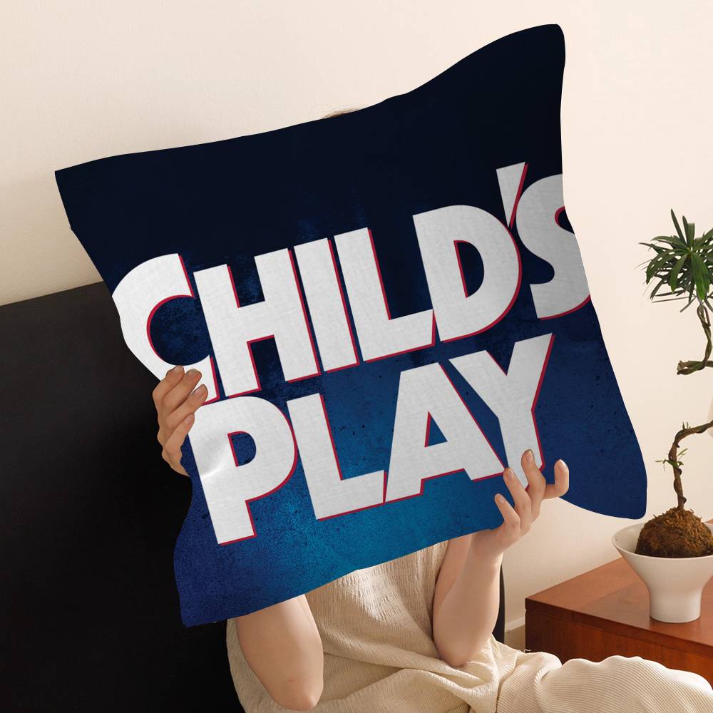 Klasyczna poszewka na poduszkę z filmu grozy Chucky Personalizowana Poszewka na poduszkę do pokoju dziecięcego Wystrój dzikiej imprezy Poduszka Prezent na urodziny dziecka Baby Shower