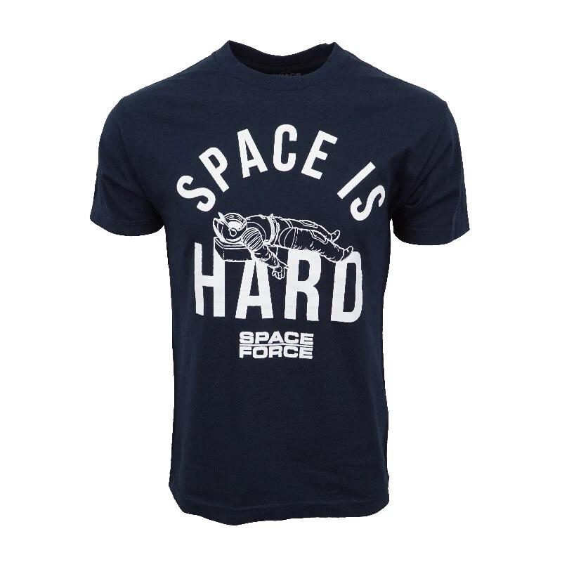 Unisexs Space Force Space Is Hard Unisexs T Shirt