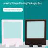Jewelry Display Box with 3D Elastic Film - Transparent Suspension Gift Packaging