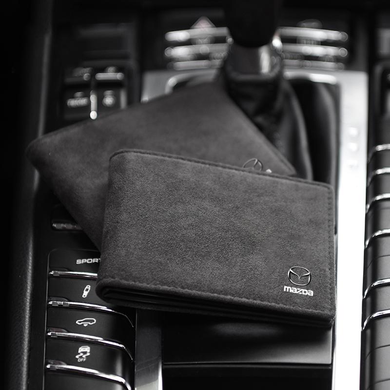 Nuova Custodia in Pelle per Patente di Guida Auto Porta Documenti di Guida per Auto Porta Carte di Credito per Mazda MX-5 Miata