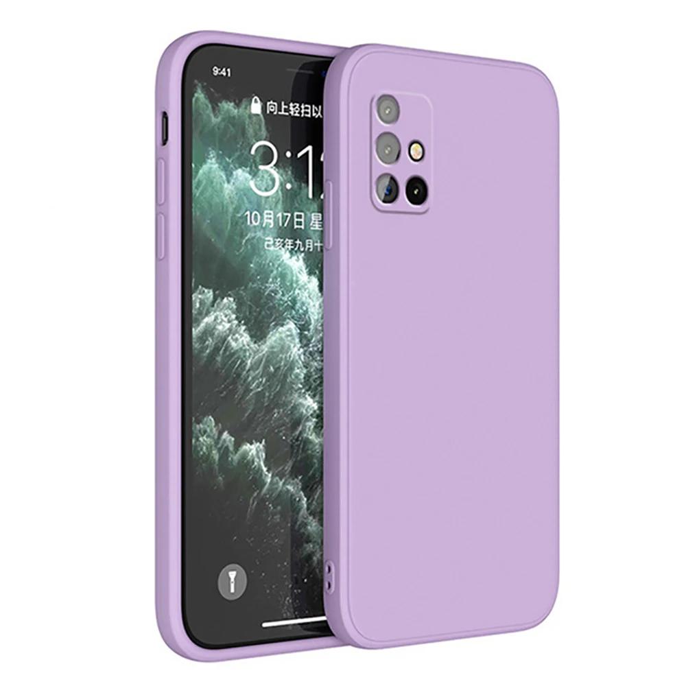 Samsun A73 A72 A71 A55 A54 A53 A52 A51  Liquid Silicone Phone Case For Samsung A30 A31 A32 A33 A34 A35 A41 A42 Soft Back Cover