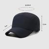 Summer Men's Quick-Drying Breathable Solid Color Baseball Cap Outdoor Sunscreen Cap