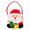 Christmas Gift Bags with Handles Santa Reindeer Snowman Goody Bag Thick Holiday-themed Gift Pouch for Candy Apples Toys