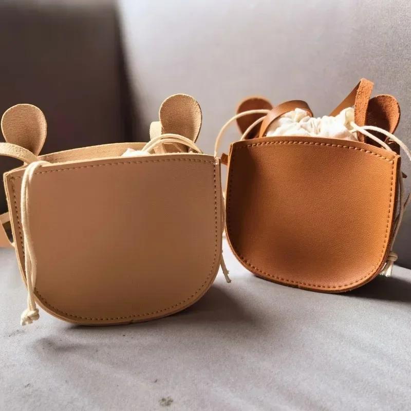 Kids Messenger Bag Small Bags For Toddler Girls Pu Leather Crossbody Bag Kawaii Baby Children'S Small Handbags Present