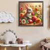 5D DIY Full Round Drill Diamond Painting Animal Kit Home Decor Art Craft 40x40cm