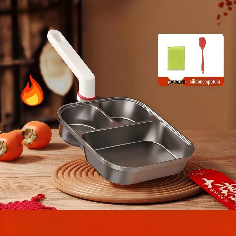 Wutuo 3-Hole Breakfast Frying Pan