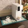 Kitchen Dish Mat Absorbent Dining Table Mats Retro Non-Slip Drain Pad Draining Placemat Coffee Dish Tableware Mat For Home Decor