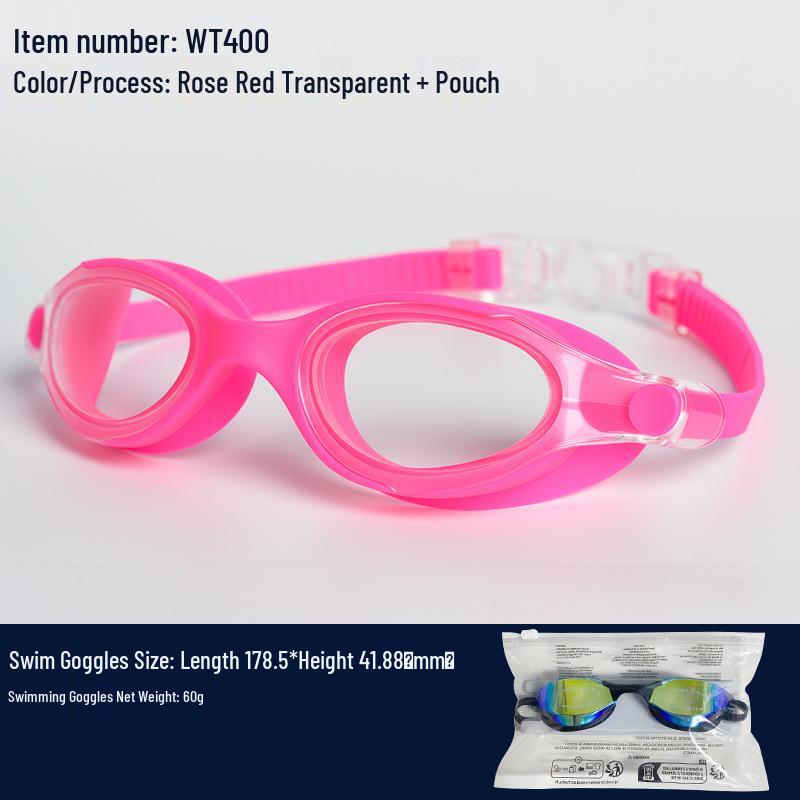 Adult Anti-Fog Silicone Swim Goggles - Professional Protective Swimming Equipment