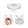 Almofadas Macias para Berço de Bebê Muitar Unissex para Recém-Nascidos Moldagem da Cabeça Suporte para Bebês Dormir Cabeça Almofadas de Dormir com Orelhas de Urso