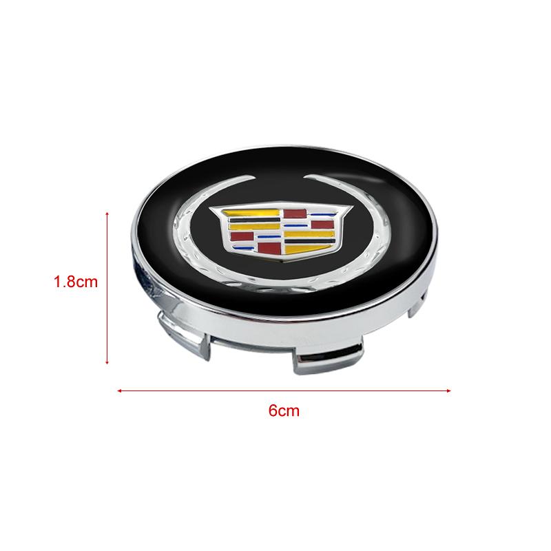 Car Wheel Center Cap Logo Hub Cover Badge Emblem For Cadillac CT5 CT6 CTS Seville ATS CT4 XTS Celestiq Ciel Escala SRX XT4 XT5 XT6 XLR ELR Elmiraj EXT