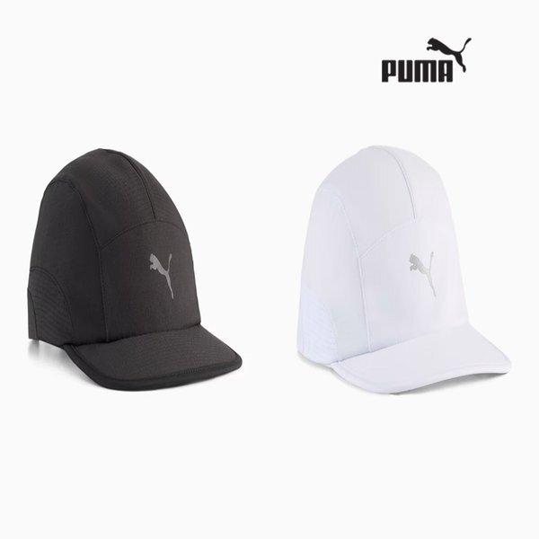 Puma Unisex Functional Running Cap 5 Panel Cap 026996 01 02 01 (black)/OSFA