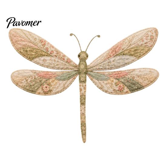 Creative Hobby Sets Garden Animal Patchwork DIY Kit, Floral Fabric Sewing Cute Retro Bundles Butterfly Bird Crafting Kit for Adults, Home Farmhouse