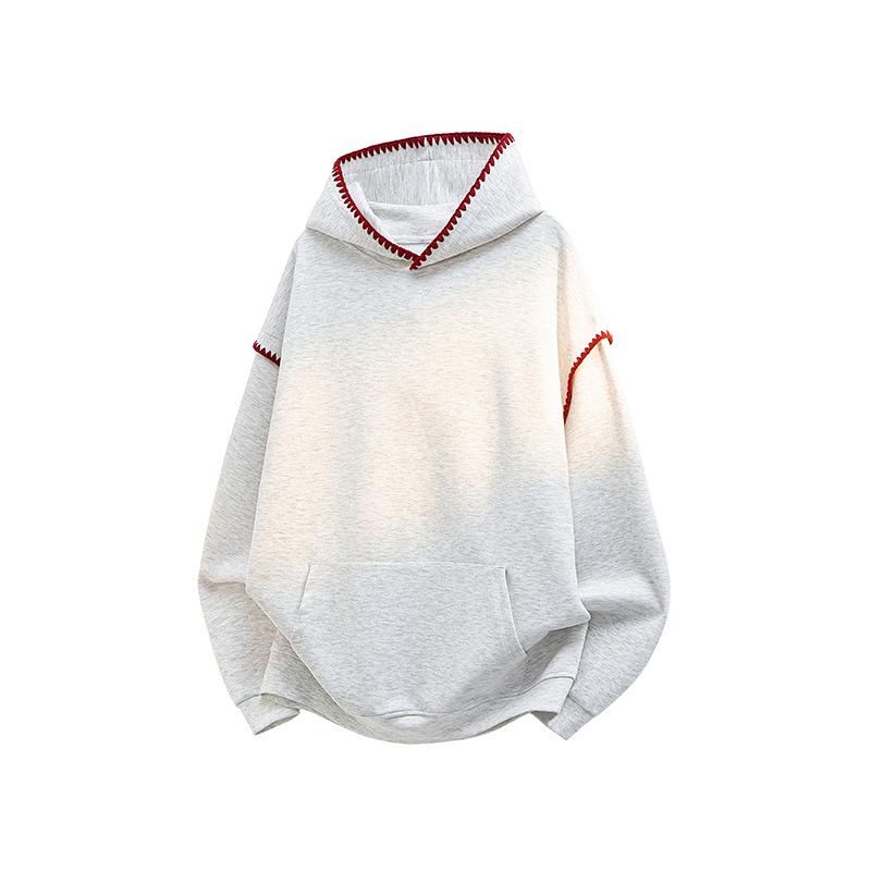 

Autumn Men S Shell Wheat Ear Hooded Sweater Green Men S Casual Loose Sweater M