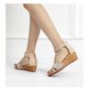 Foreign Trade Sandals Women's Summer New Fairy Style Summer Ladies Shoes Weaving Roman Fashion Wedges