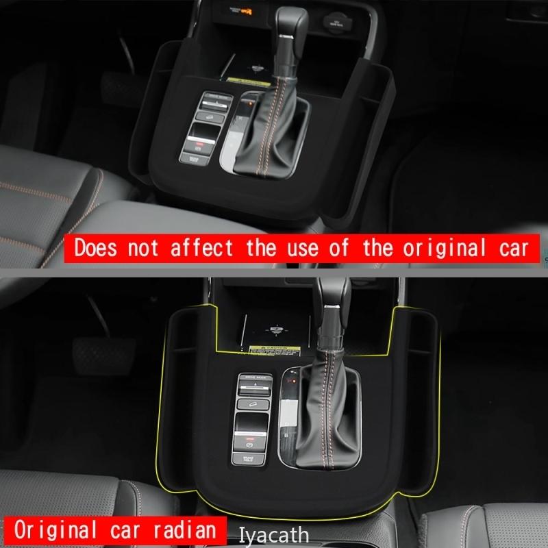 LHD For Honda CRV CR-V C-RV  2024 silicone Interior Central Console Gear Shift Panel storage box With pockets cover trim
