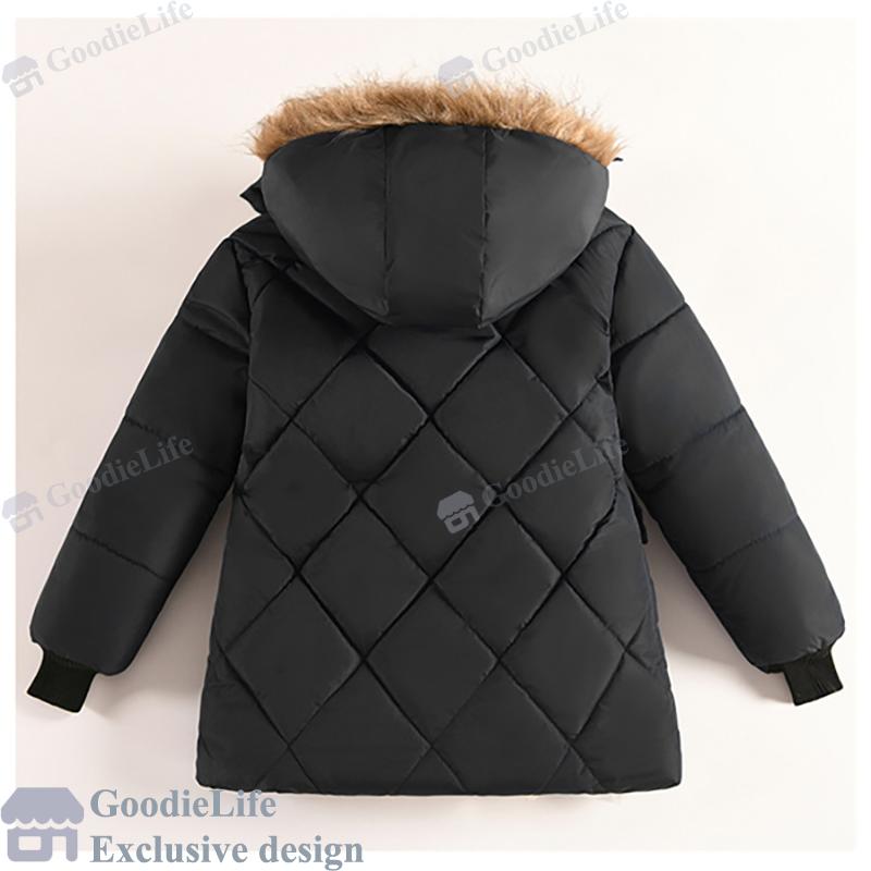 Boys Winter Jacket Fashionable Down Coat Warm Padded Jacket Trendy New Style Outerwear for Kids