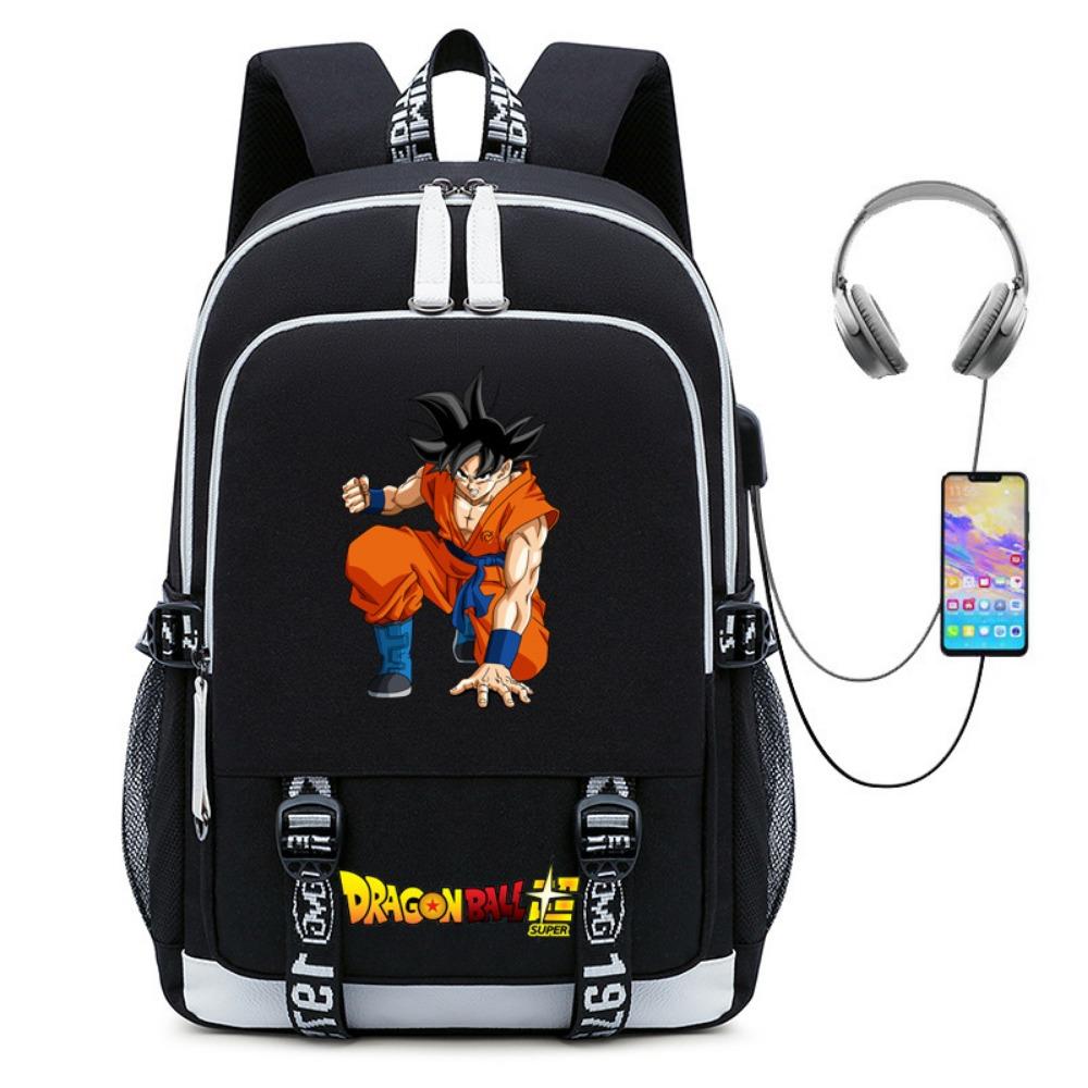 Dragon Ball Sun Wukong School Bag Animation Peripheral Male and Female Students Leisure Backpack Charging Computer Backpack