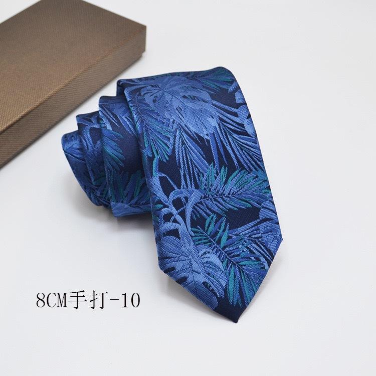 Formal Shirt Business Tie Wedding Banquet Men's Polyester Hand-tied Long Tie