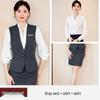 Women's Professional Waitress Vest Set - Hotel & Dental Reception Uniform