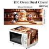 Floral Microwave Cover Universal Dust Protector Mat Microwave Oven Dust Cover  Kitchen Appliance