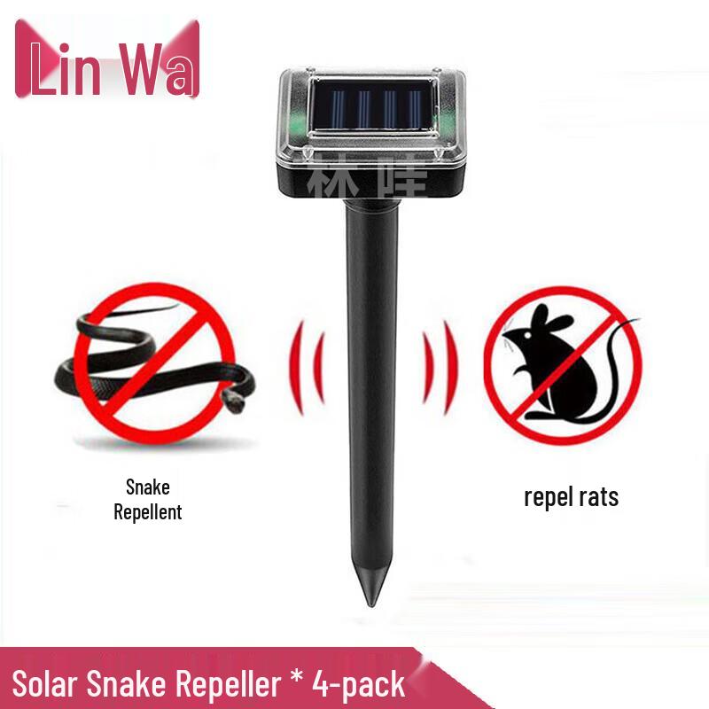 Linwa Solar Ultrasonic Snake & Rodent Repeller