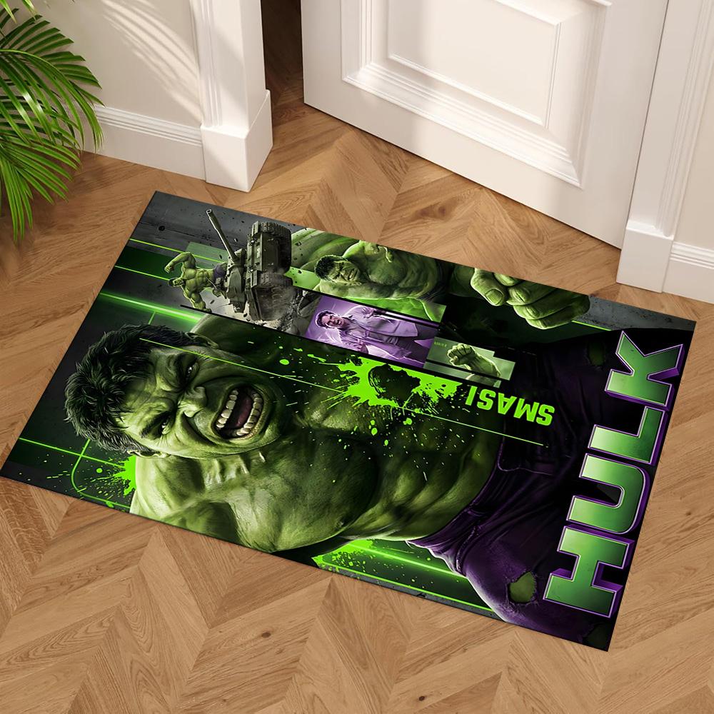 Hulk Comic Panels Floor Mat Perfect for Dormitory Study room Living Rooms Outdoor Anti-slip Rug Decorate Offices Birthday/Christmas Gift