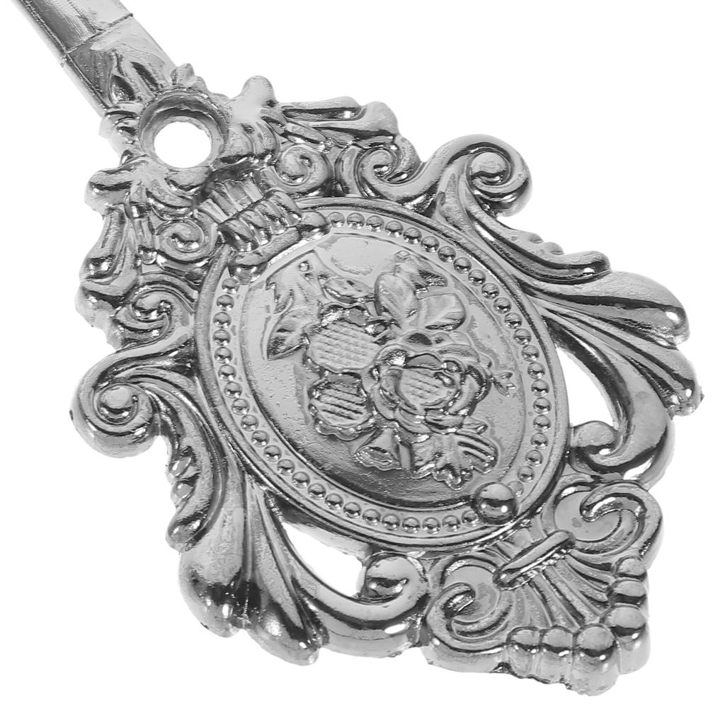 2Pcs Zinc Alloy Curtain Holdback Vintage Bronze Rose Carve Design Wall Hooks for Curtains Drapery Tieback Decor 95x5cm