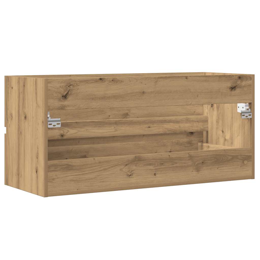 Artisan Oak Washbasin Cabinet 100 X 38.5 X 45 Cm Particleboard