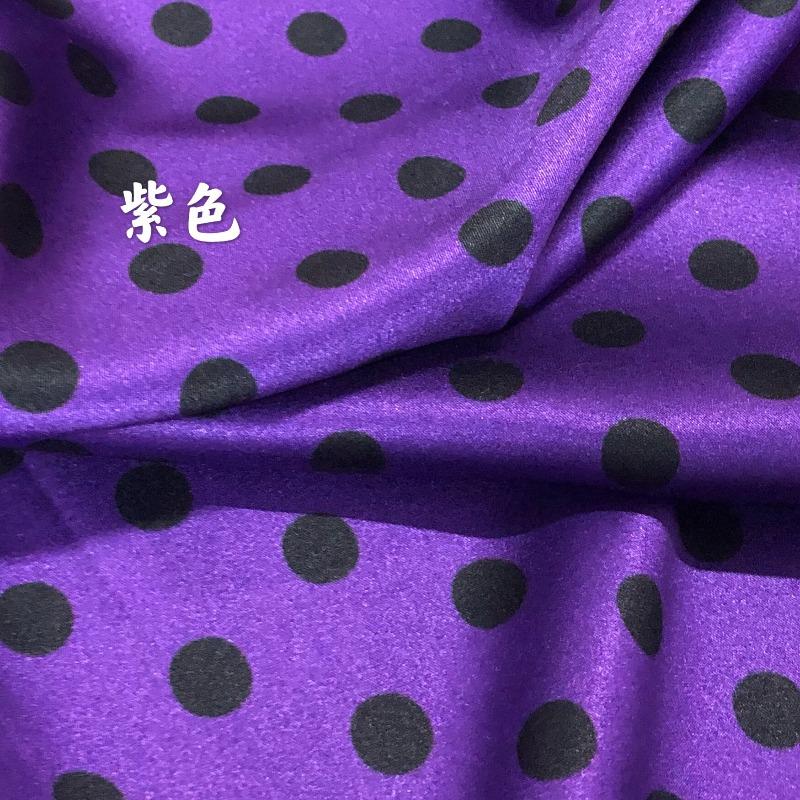 19 Momme Stretch Mulberry Silk Fabric Multi-Color Polka Dot Design Soft for DIY Sewing Summer Dress Shirt Cheongsam Fabric