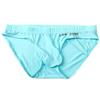 Men's Low Waist Ice Silk Triangle Briefs - Sexy, Thin Style with Bulge Pouch for Trendy Young Men