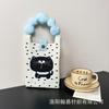 Sommer Damen Niedliche Mini-Tasche Vielseitige Mode Handytasche Cartoon Gestrickte Handtasche Umhängetasche Umhängetasche